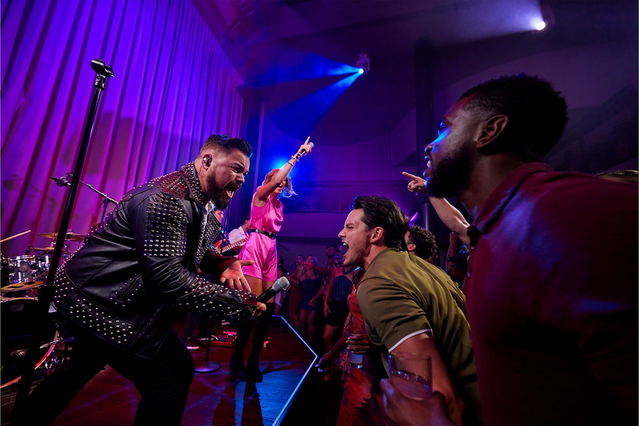 Guests having the time of their lives at Music Hall
