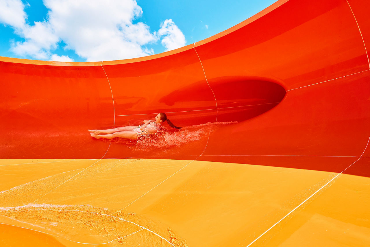 The Perfect Storm Woman going in the Water Funnel 