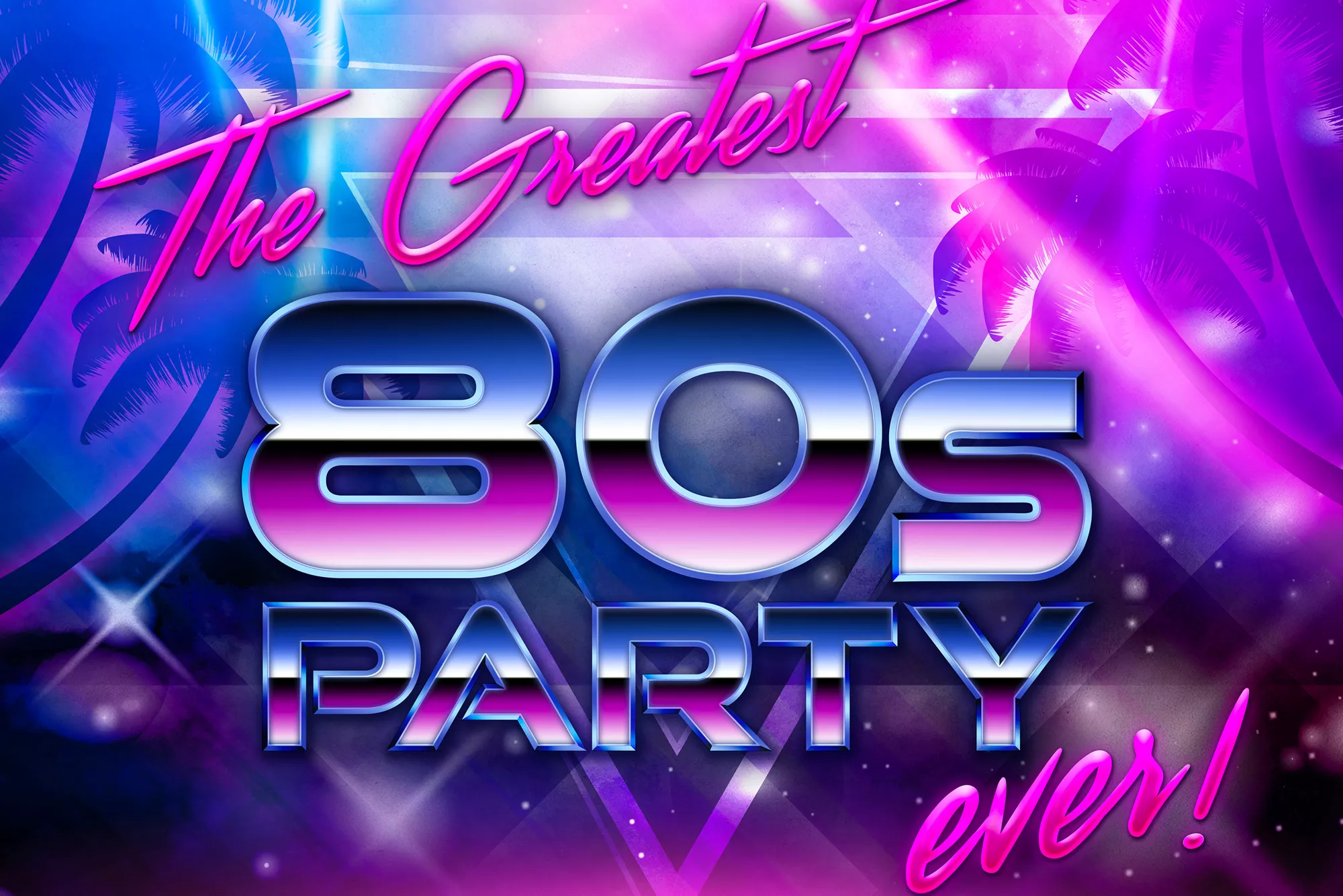 A maior festa estilo anos 1980 de todos os tempos!