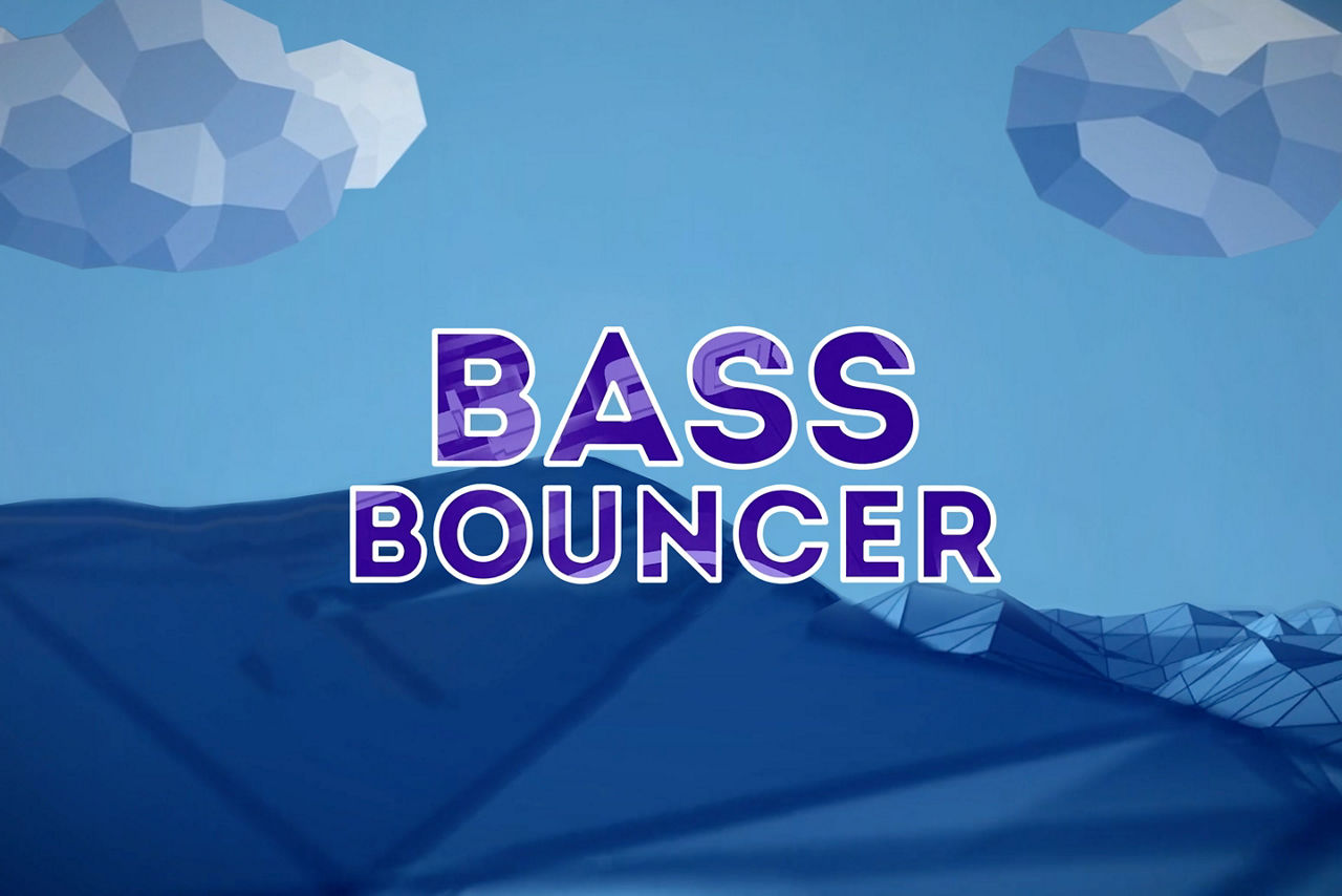 Sky Pad Virtual Reality Bass Bouncer Game Screen