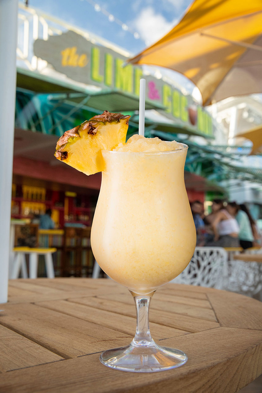 Pina Colada at the Lime and Coconut