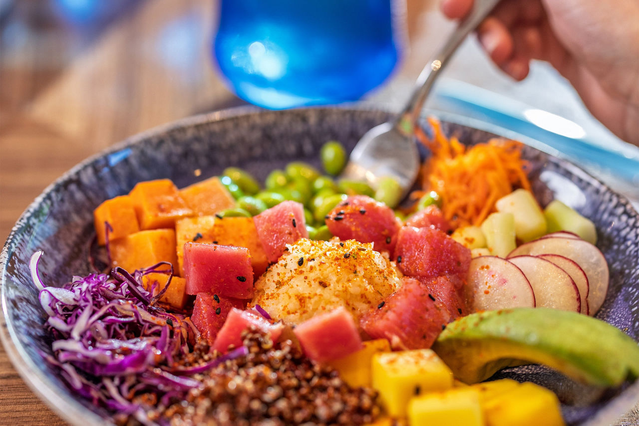 Healthy dish at Pier 7 at Surfside