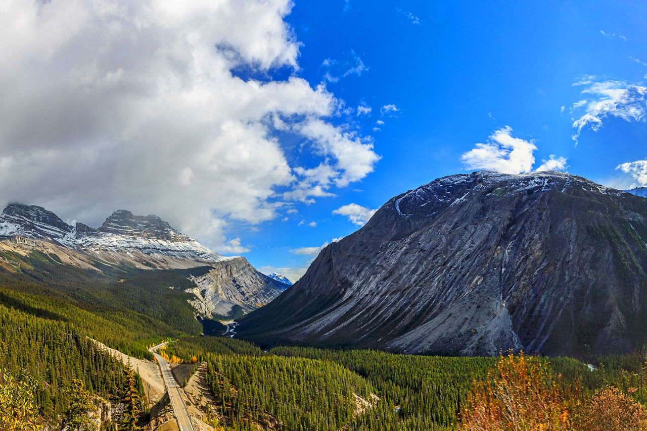 Canada Banff Mountain Panorama