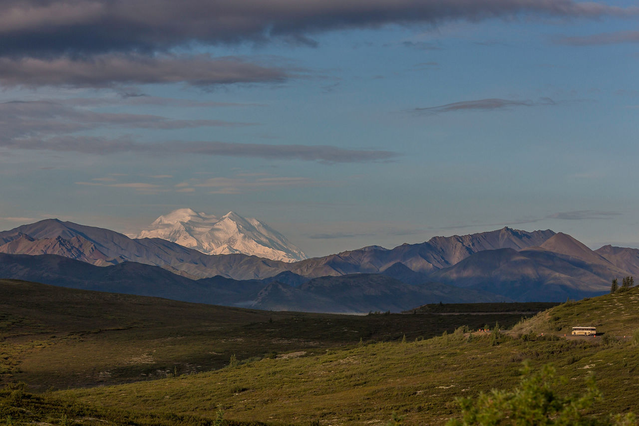 Alaska Denali Mountains Sky