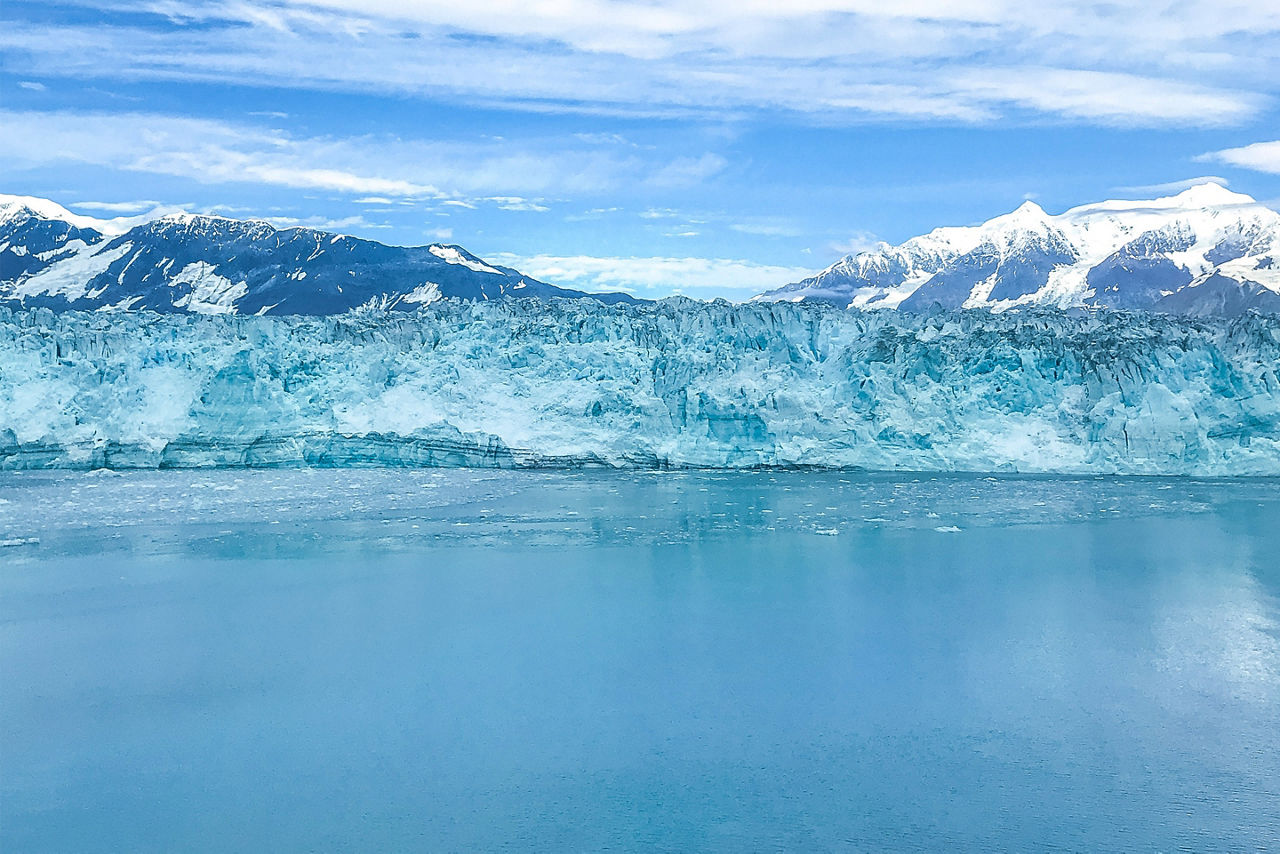 Alaska Hubbard Glacier Mountain Blue Ocean
