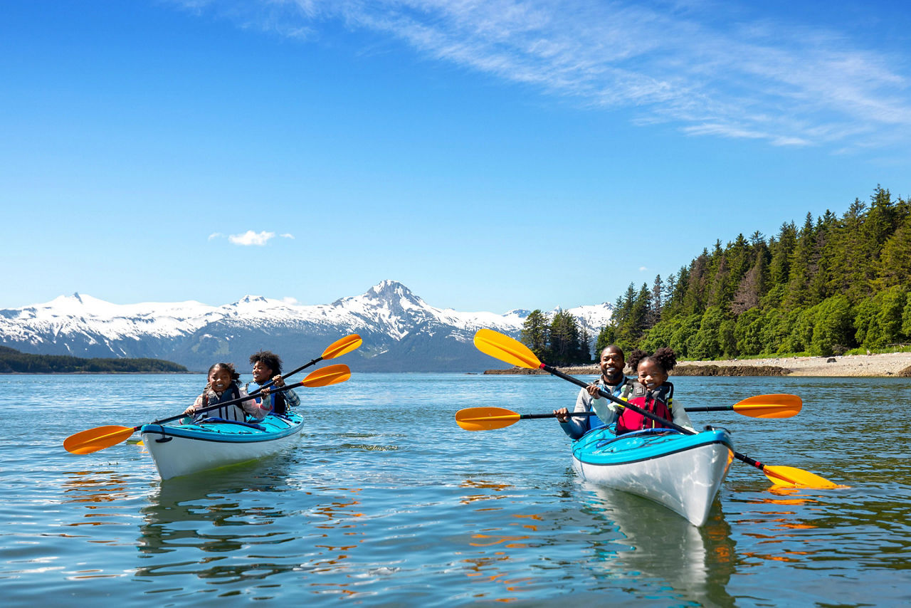 alaska juneau kayaking family shore excursion