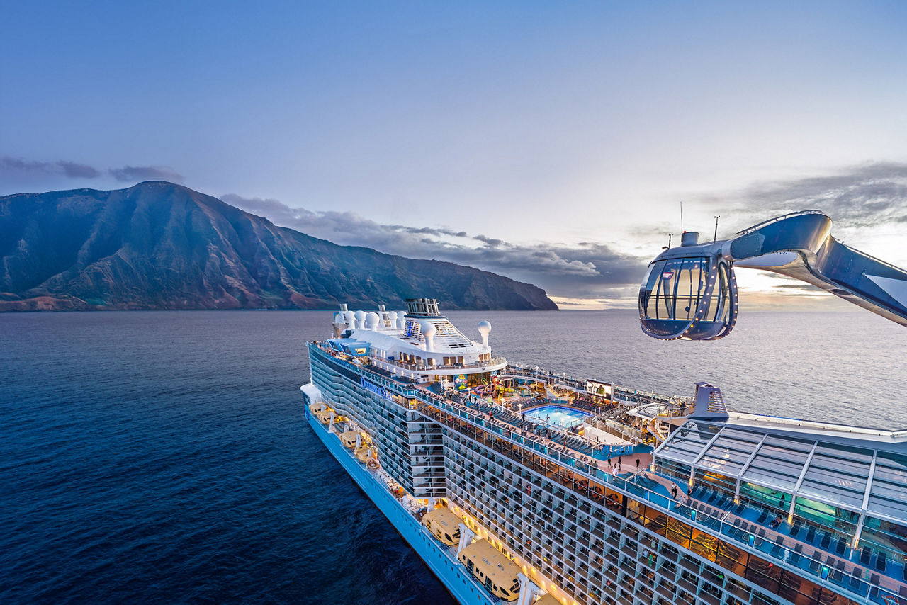 Ovation of the Seas Aerial Alaska