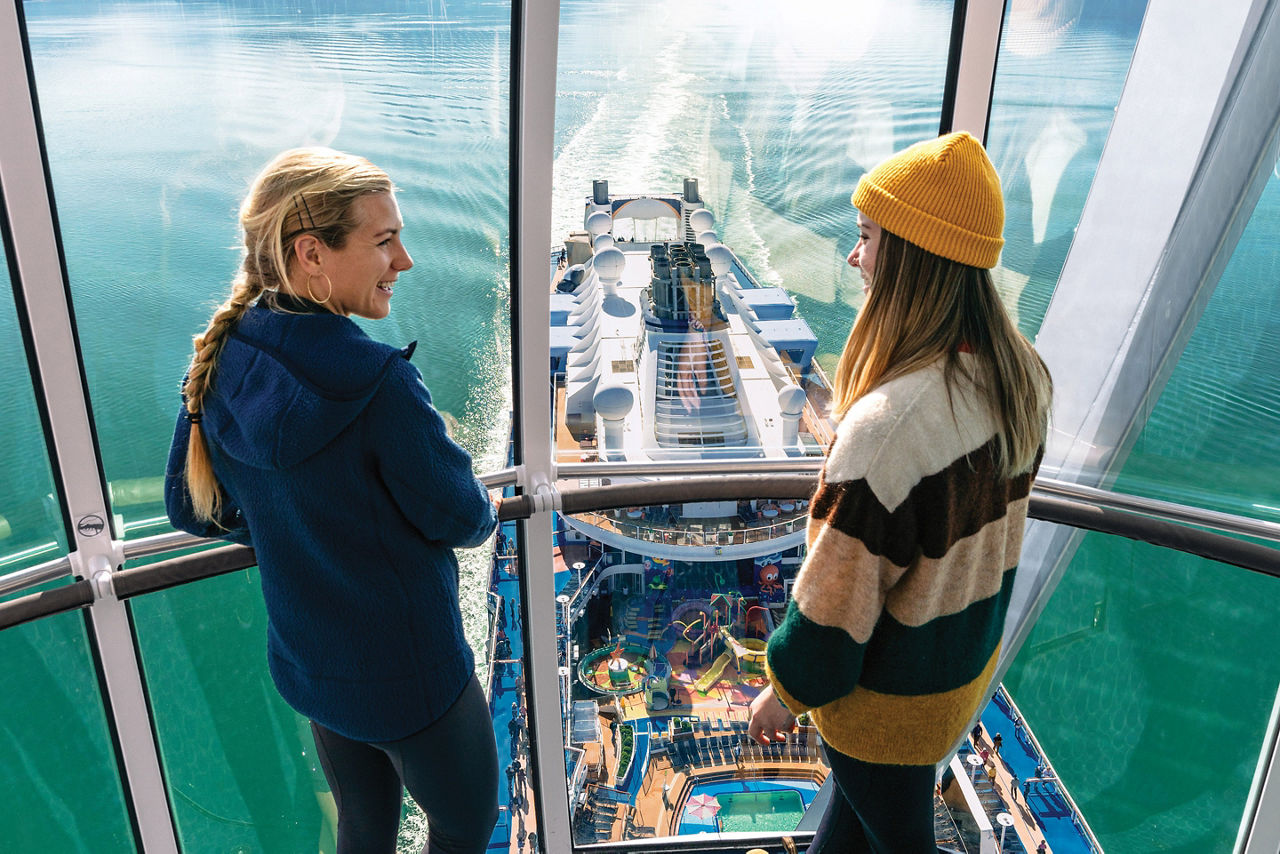 Alaska Cruise Onboard Aerial