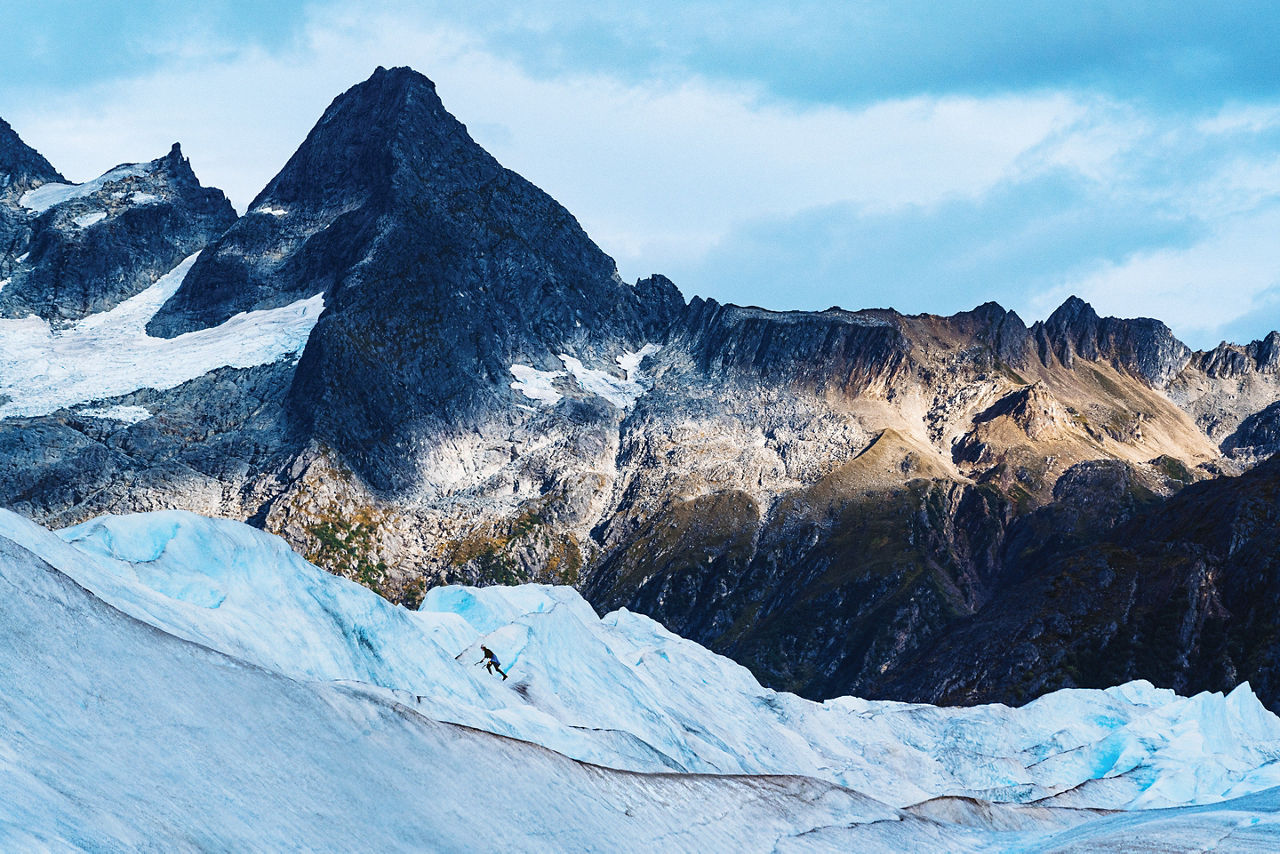 Alaska Juneau Glacier Snowy