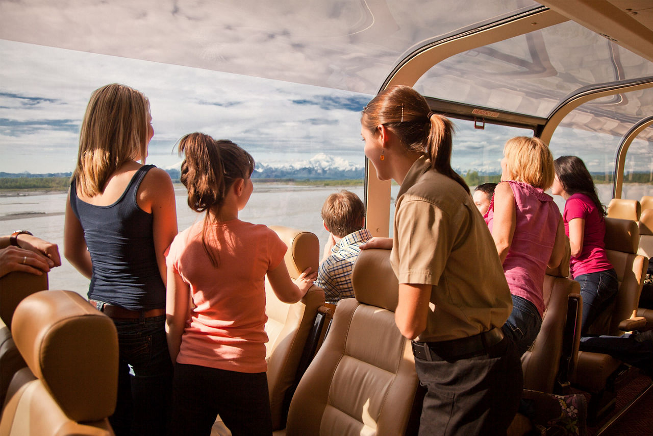 Alaska Cruise Tours Family at Glaciers