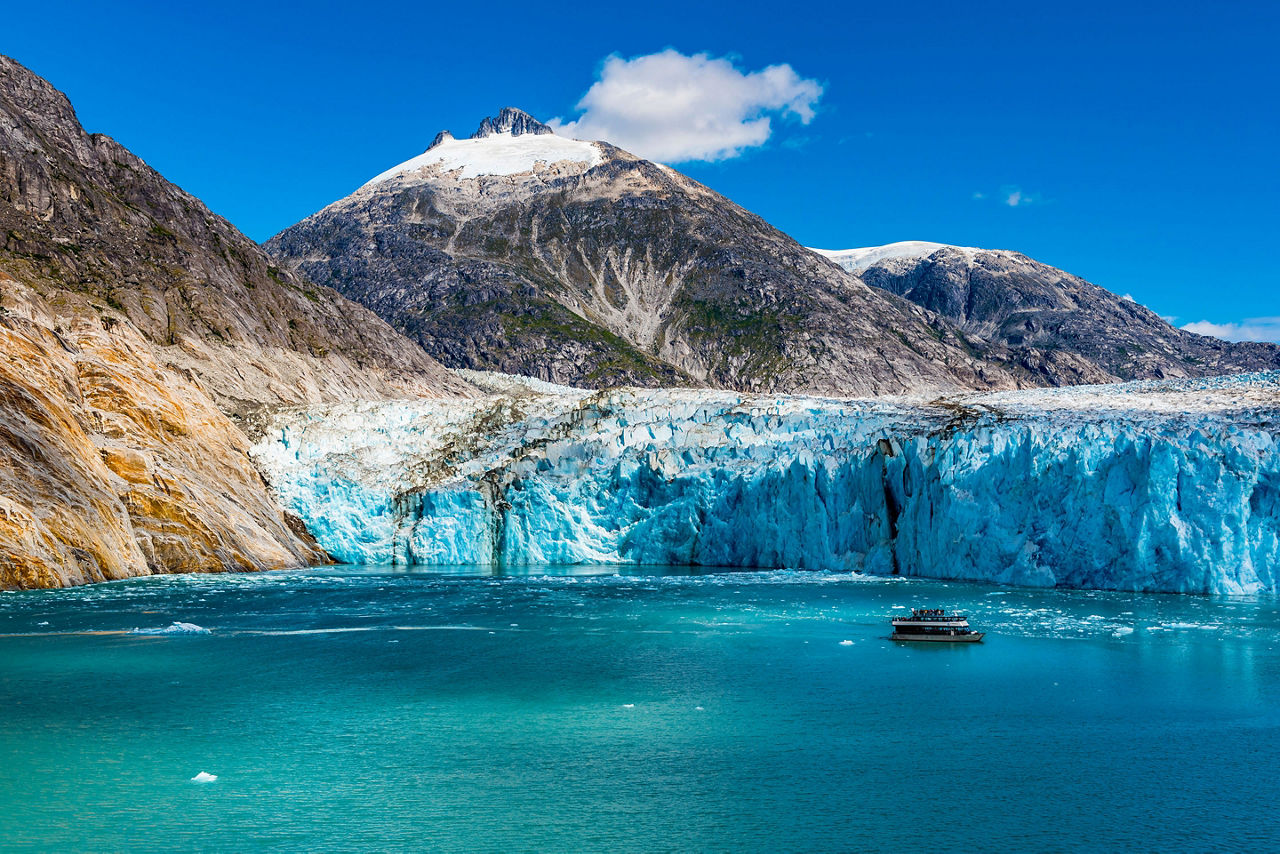 Alaska Endicott Arm Dawes Glacier Landscape