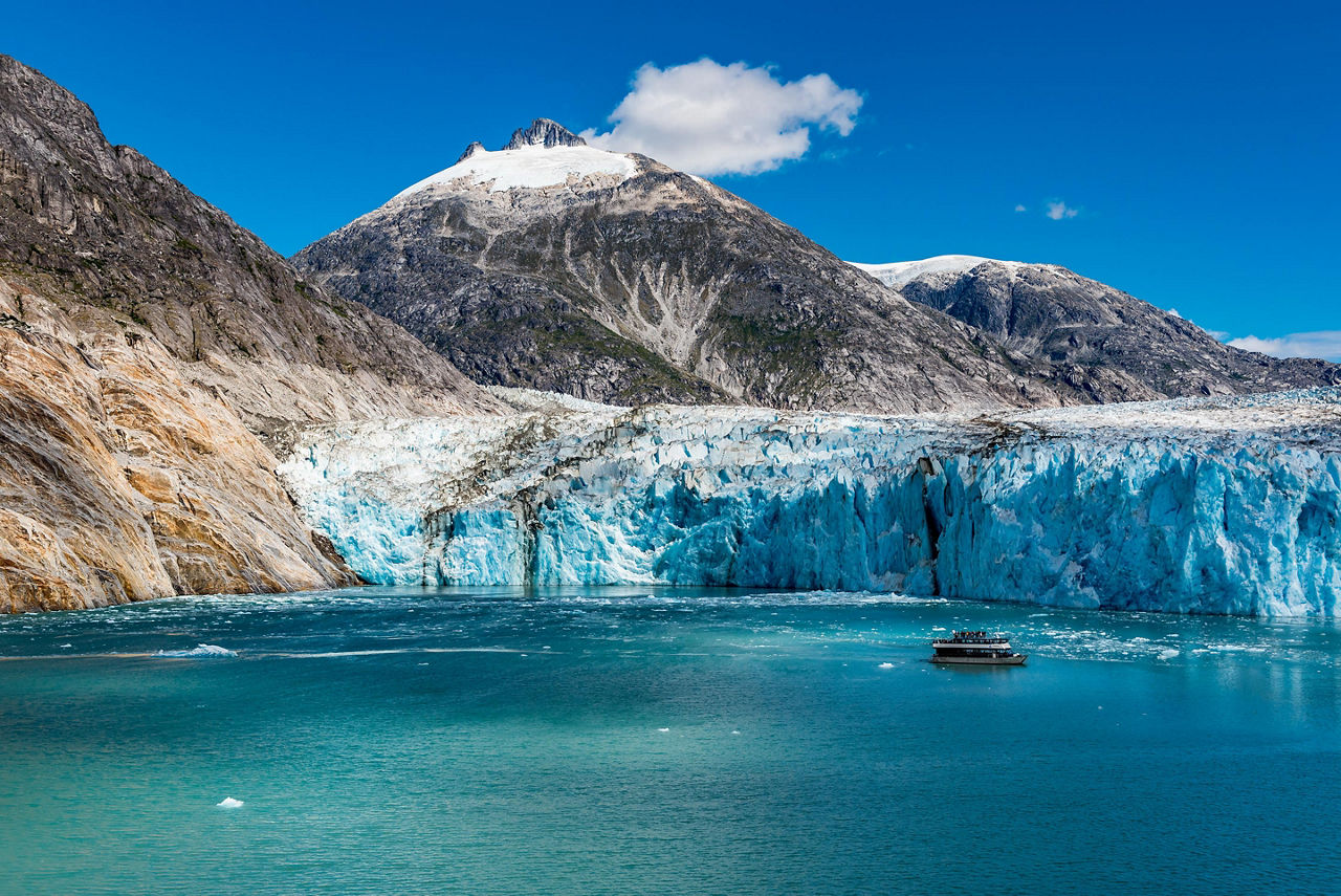 Alaska, Wide Angle View of Glacier 