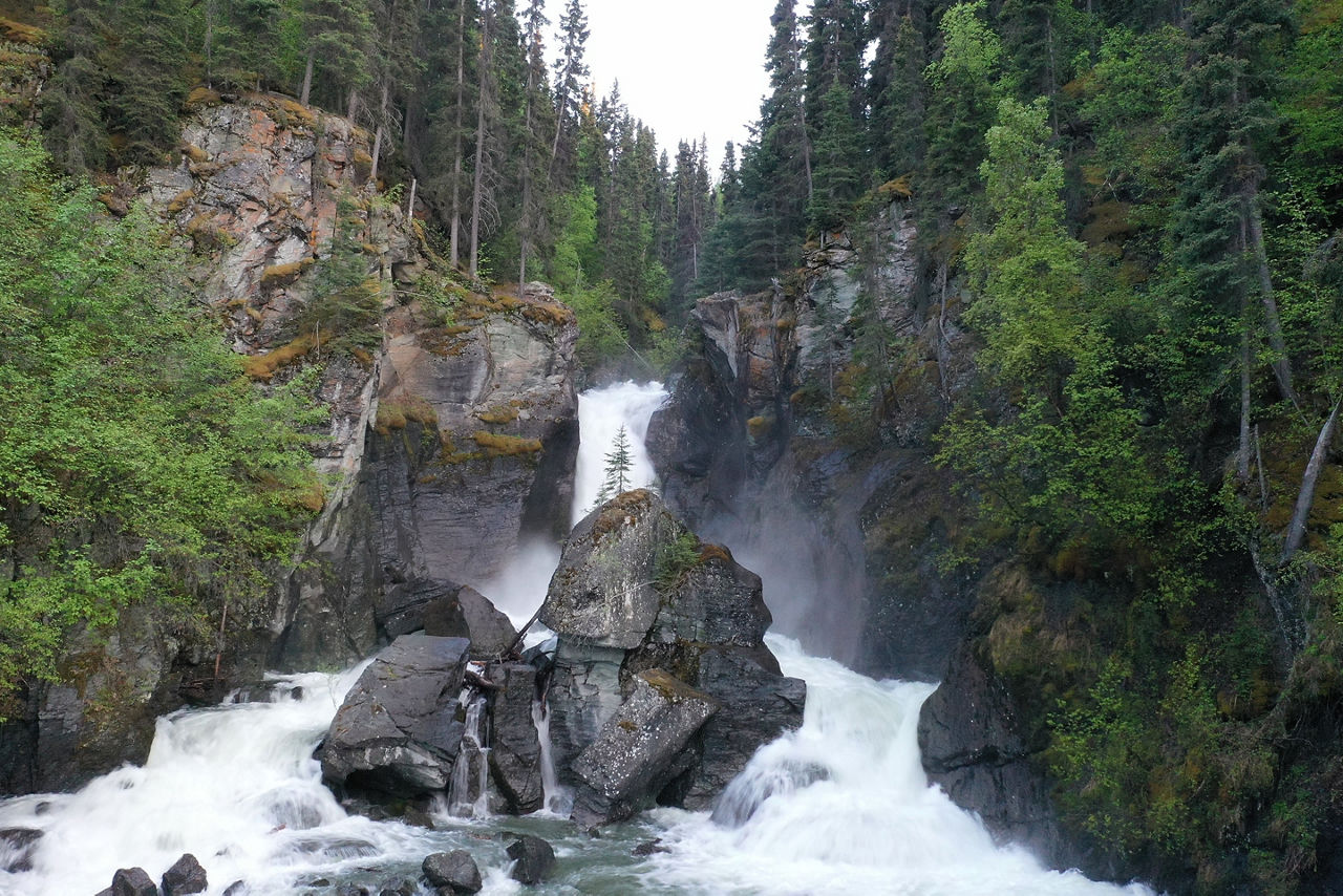 Liberty falls in Chitina, Alaska
