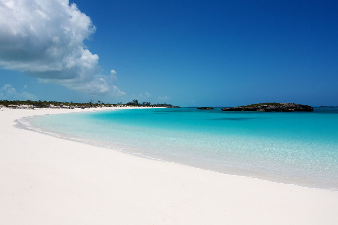 Bahamas Exuma Island Beach Shore