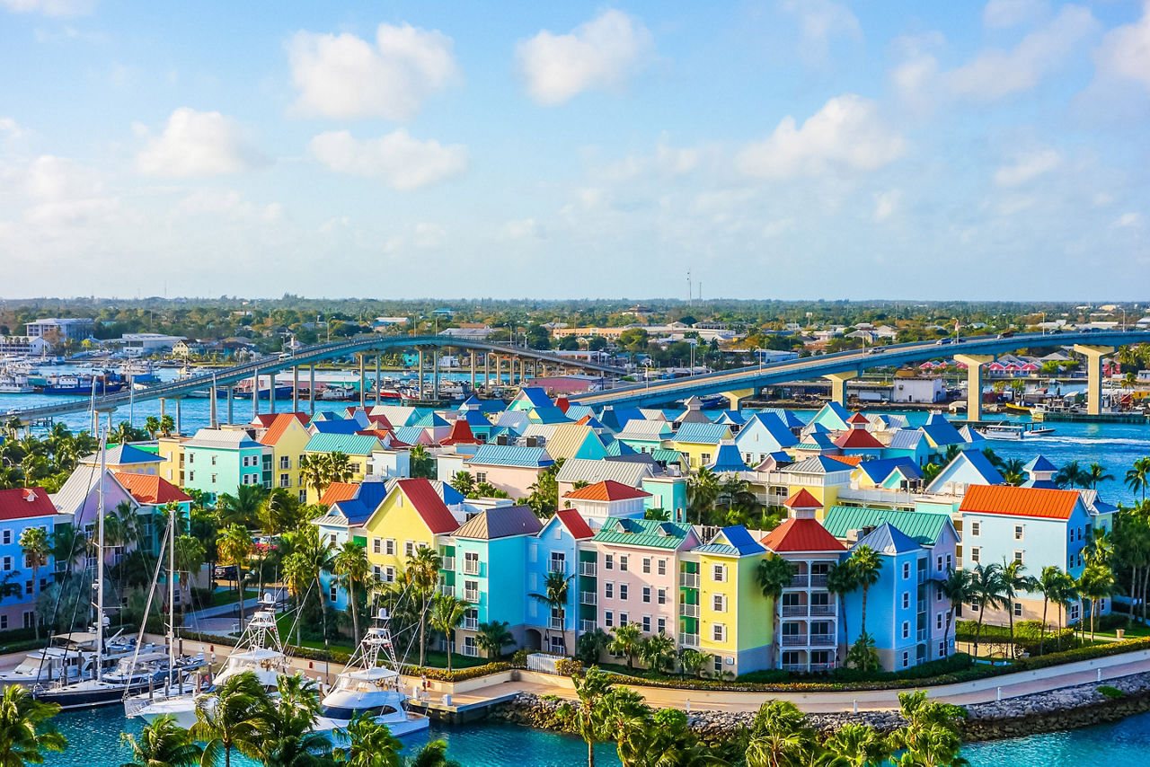 Bahamas Nassau Colorful Homes by Marina
