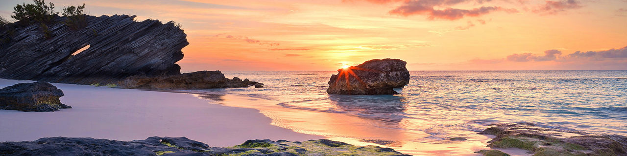Horseshoe Bay Beach Sunset, Bermuda