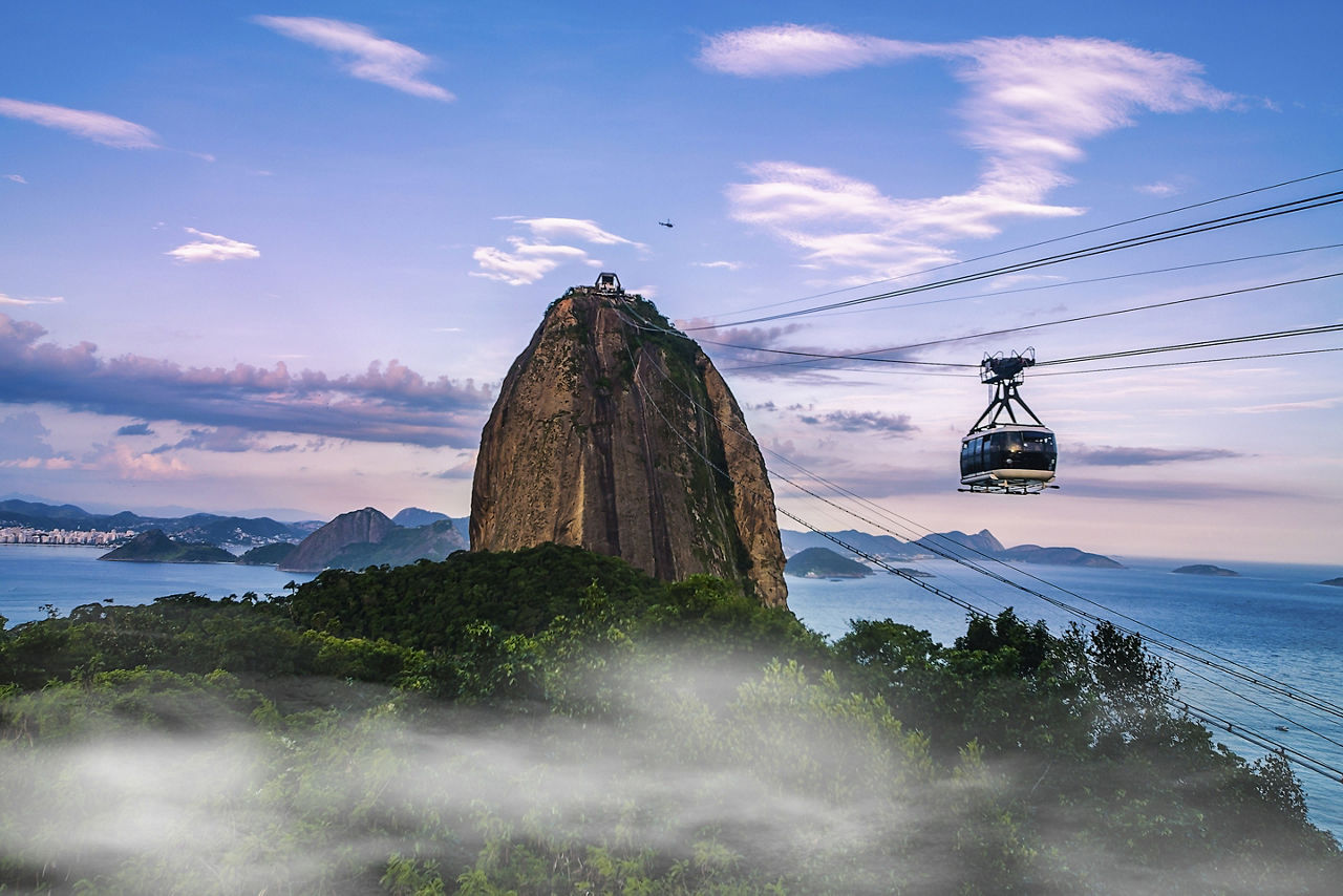 Rio de Janeiro's Sugarloaf is iconic from any vantage point, whether you climb it or not.