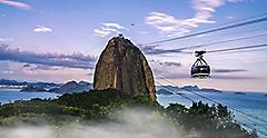 Rio de Janeiro's Sugarloaf is iconic from any vantage point, whether you climb it or not.