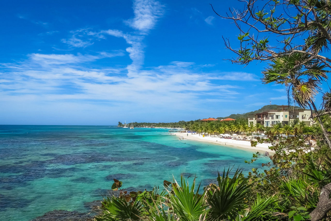 Tabyana Beach Roatan Honduras Beach Coast