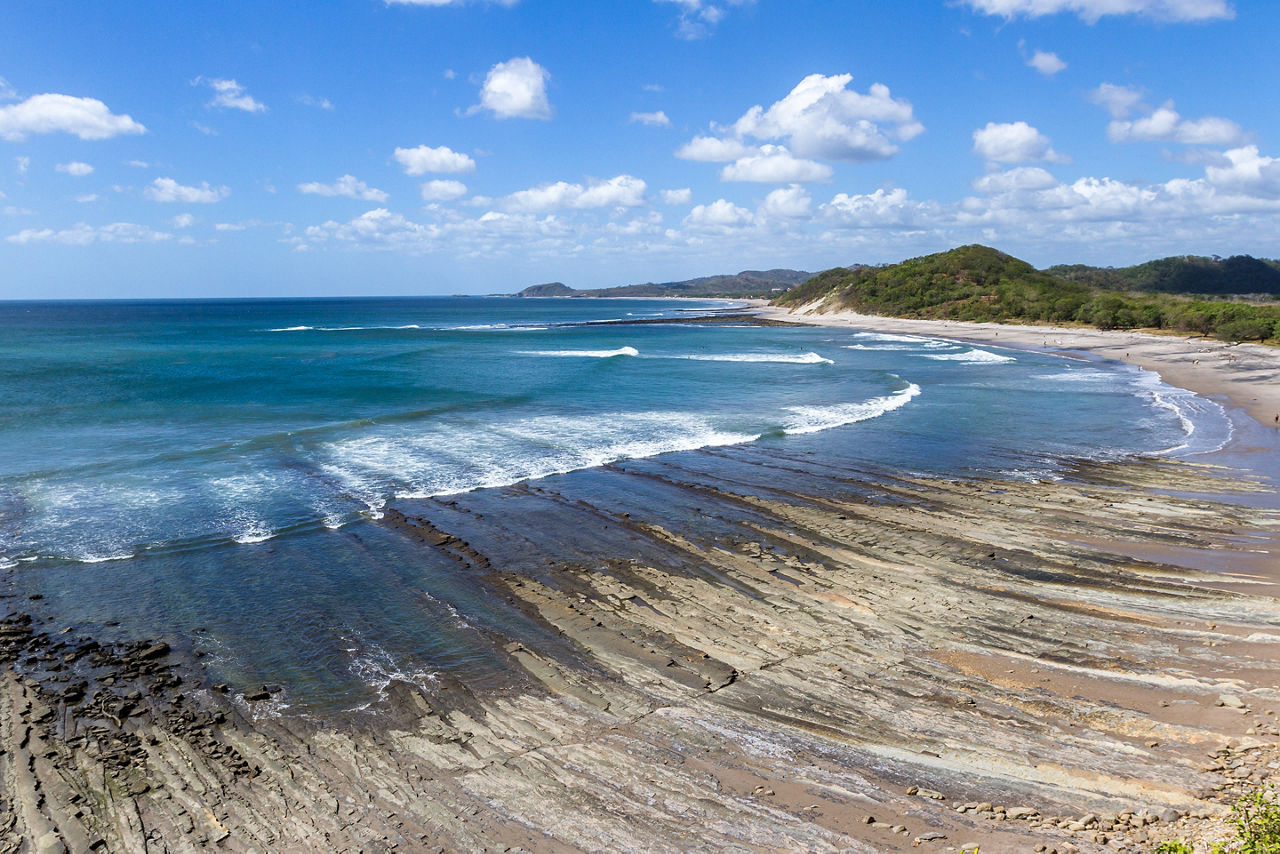 Nicaragua Popoyo Shore Line Beach