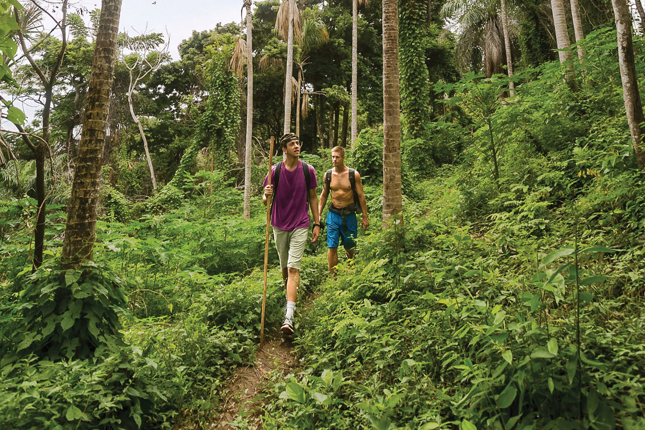 Roatan Honduras Rainforest Trail Hike