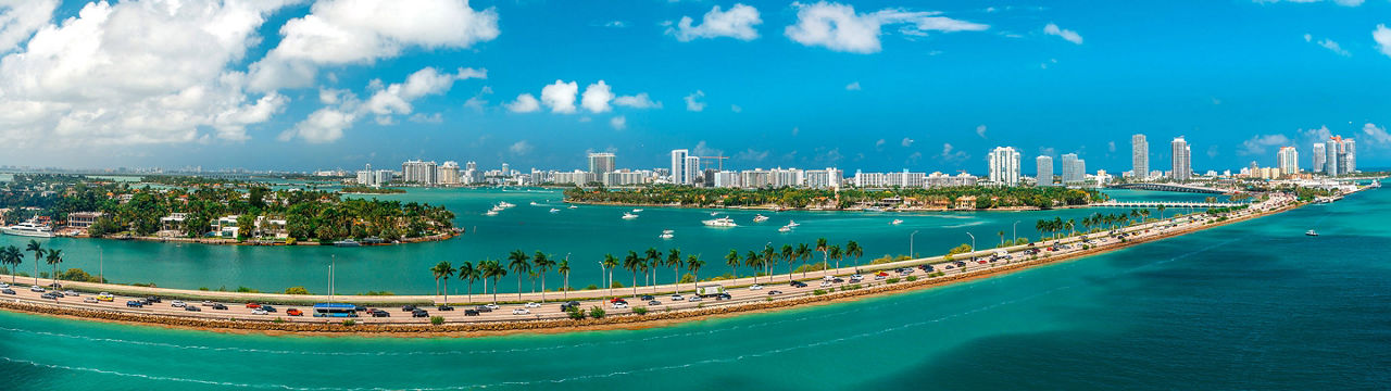 Miami Florida Port View