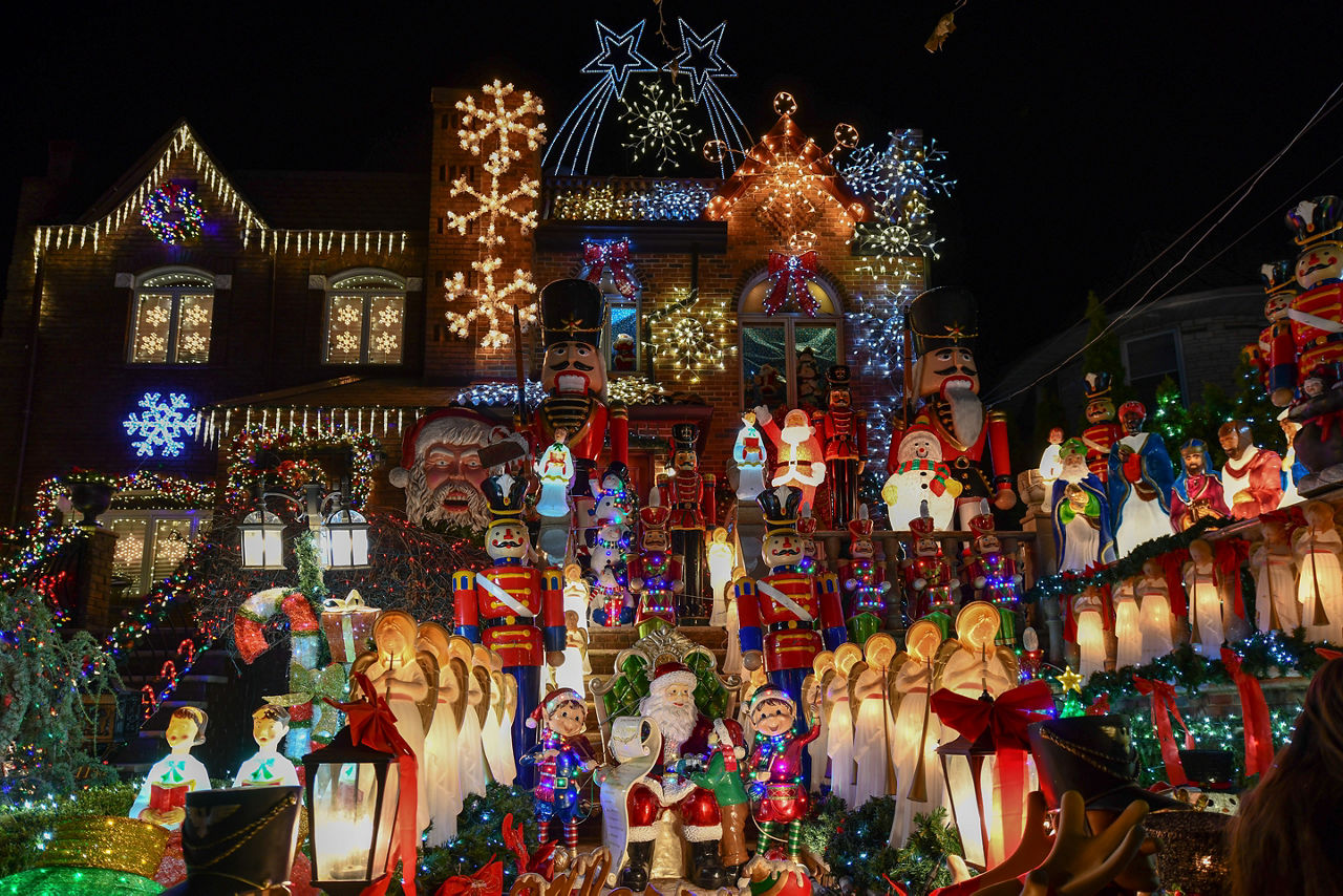 Dyker Heights Christmas lights in New York
