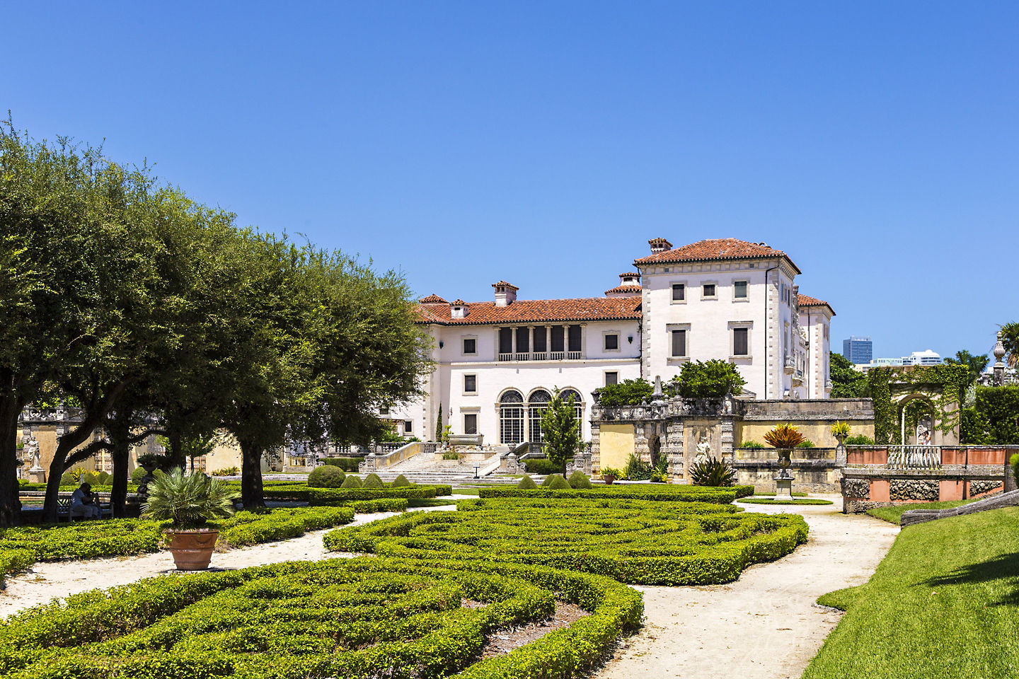 Vizcaya is an elegant Italian Renaissance villa on Biscayne Bay with antique art and gardens. - Miami, Florida 