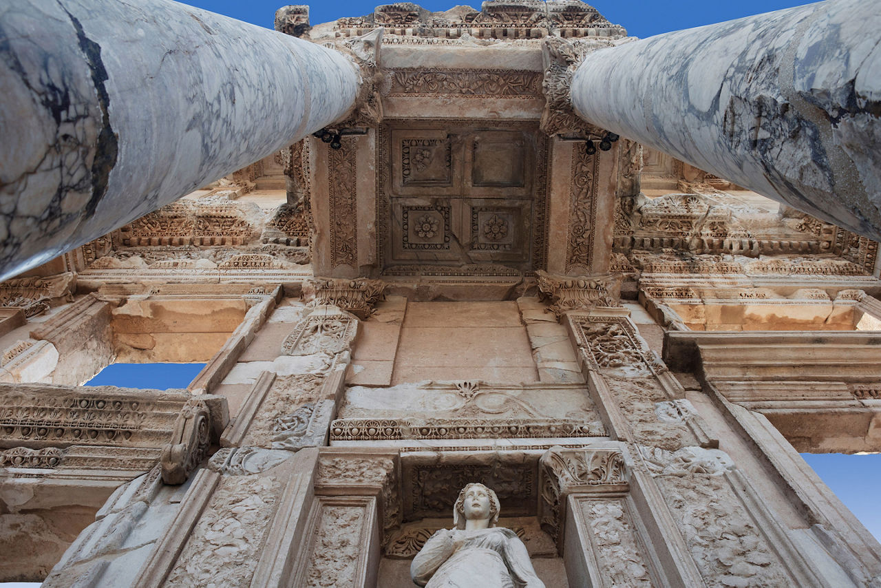 The ancient city of Ephesus Selcuk Izmir Turkey