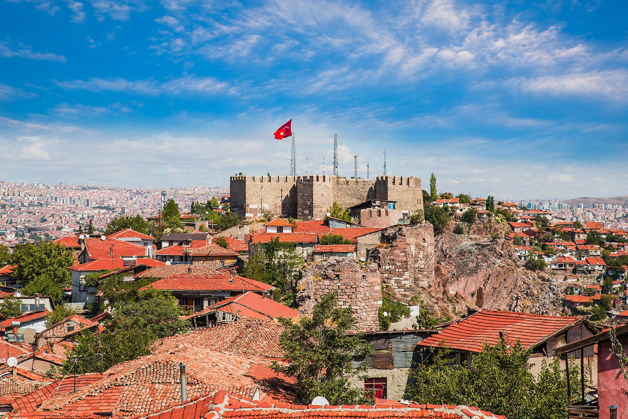 Ankara Castle Capital City in Turkey