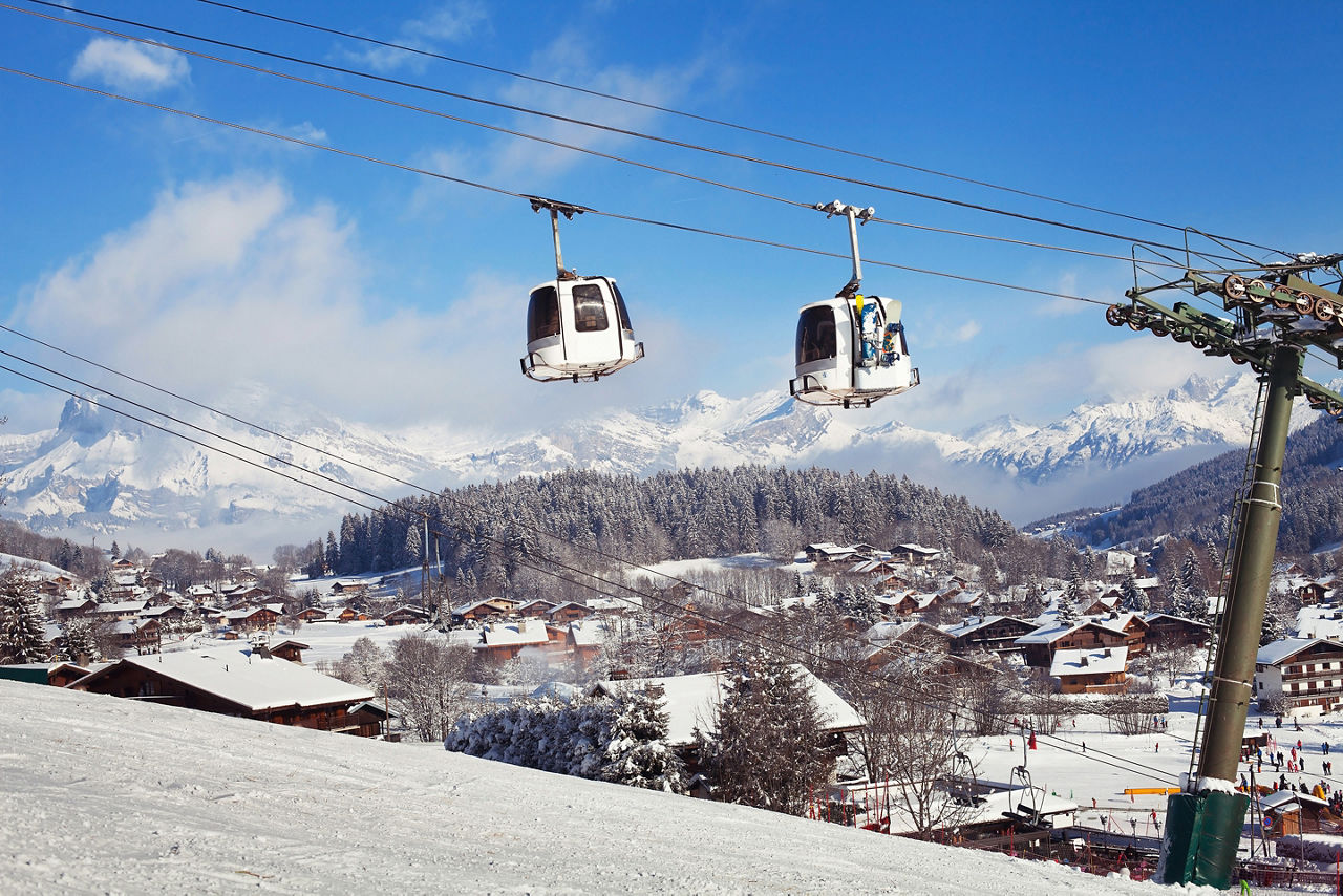 Ski Resort Alps Megeve Village France
