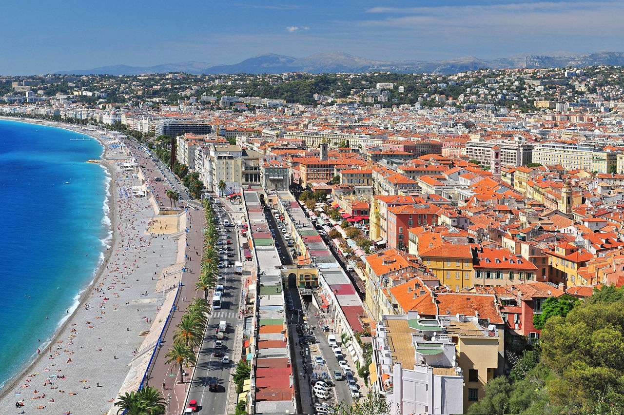 France, Nice Promenade Des Anglais