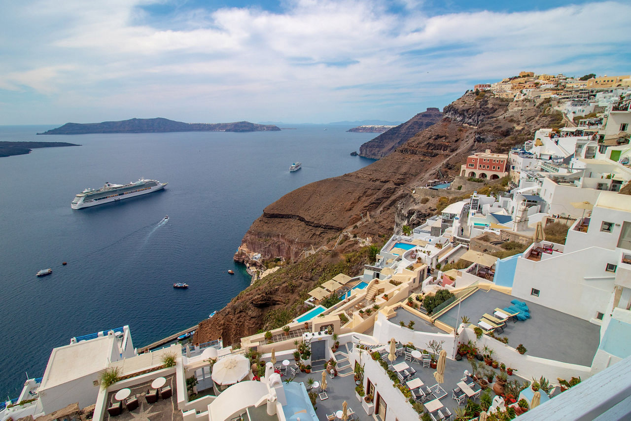 Greece, Santorini Harbor