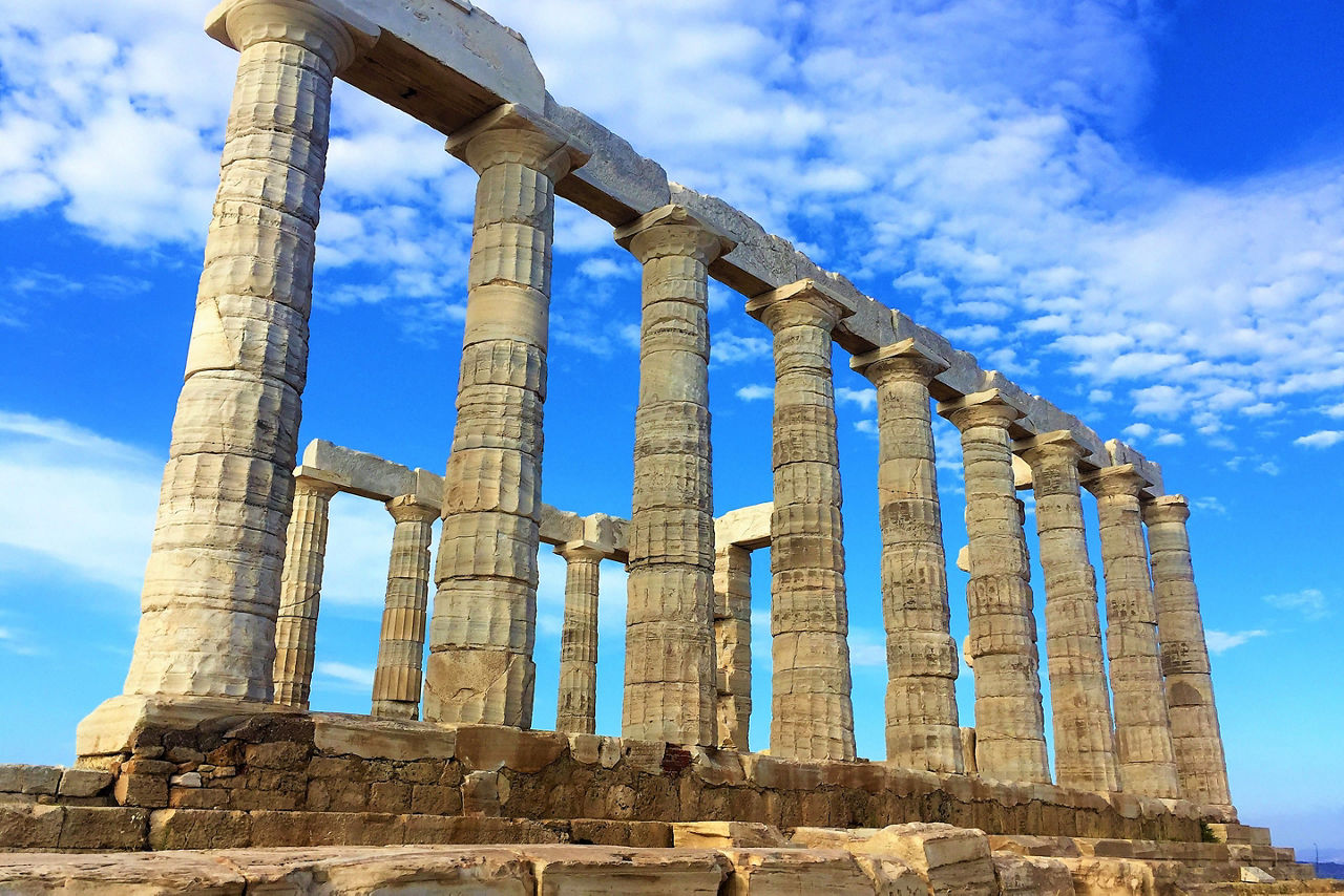 Temple Poseidon Sounion Greece