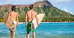 Hawaii Wakiki Beach Surf Ocean