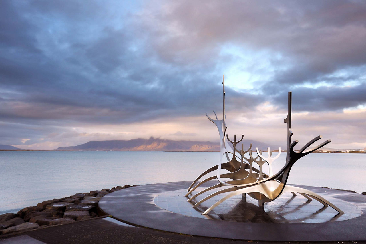 Reykjavik, Iceland Sun Voyager Monument