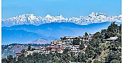 View from the Ridge Shimla. Shimla is capital city of Himchal Pradesh, state of India