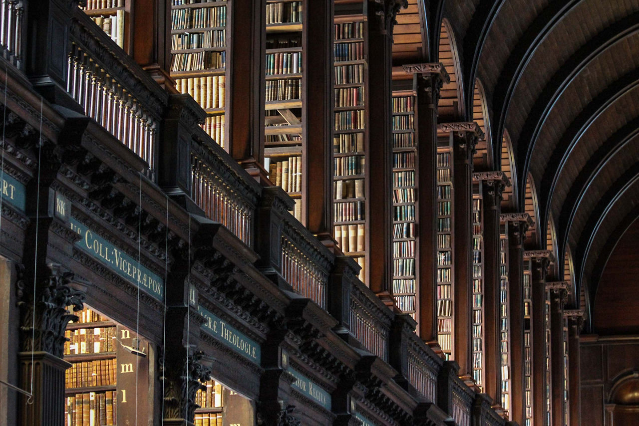 Ireland, Dublin Trinity College Library