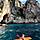 Girl Kayaking in Italy, Europe