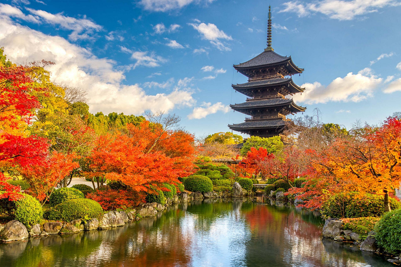 Japan, Kyoto Toji Pagoda