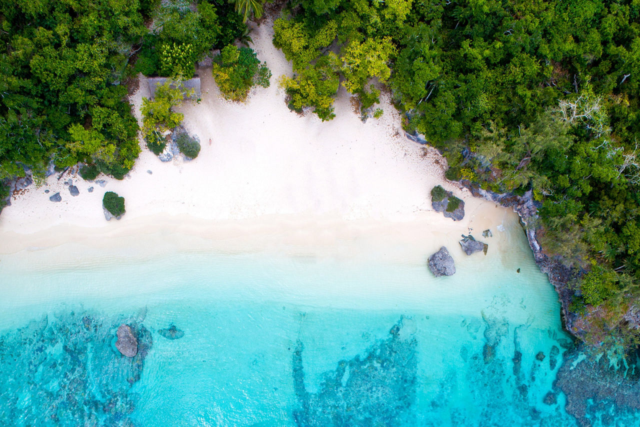 Lelepa Survivor Beach Efate Landscape