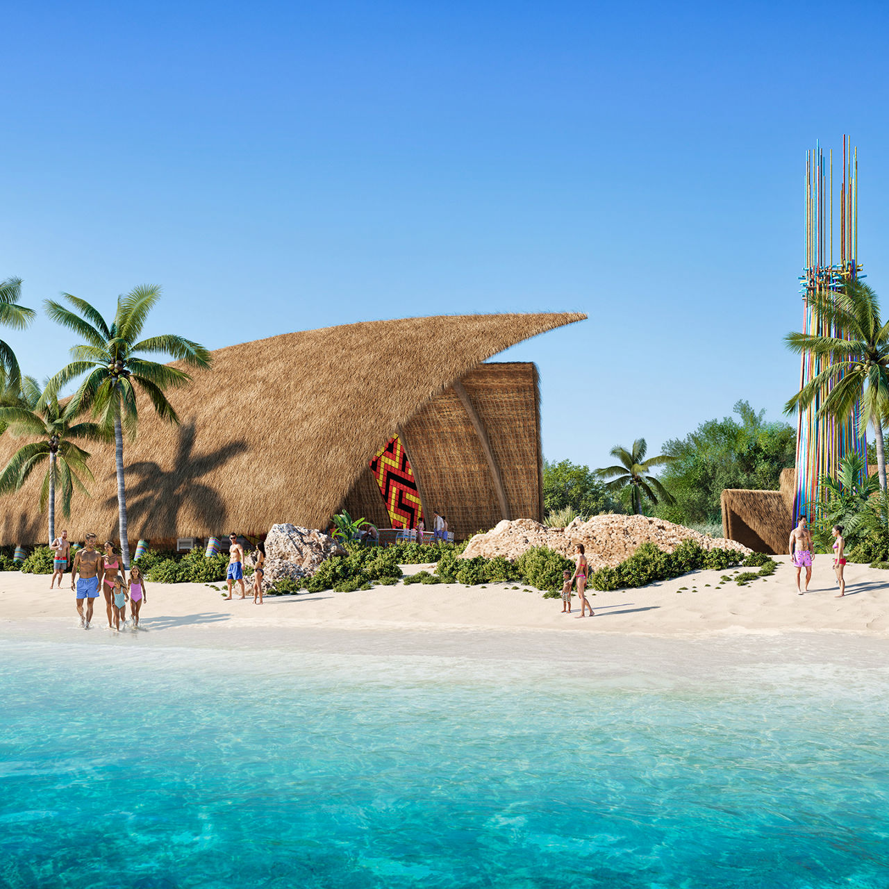 Lelepa Arrival Bar render
