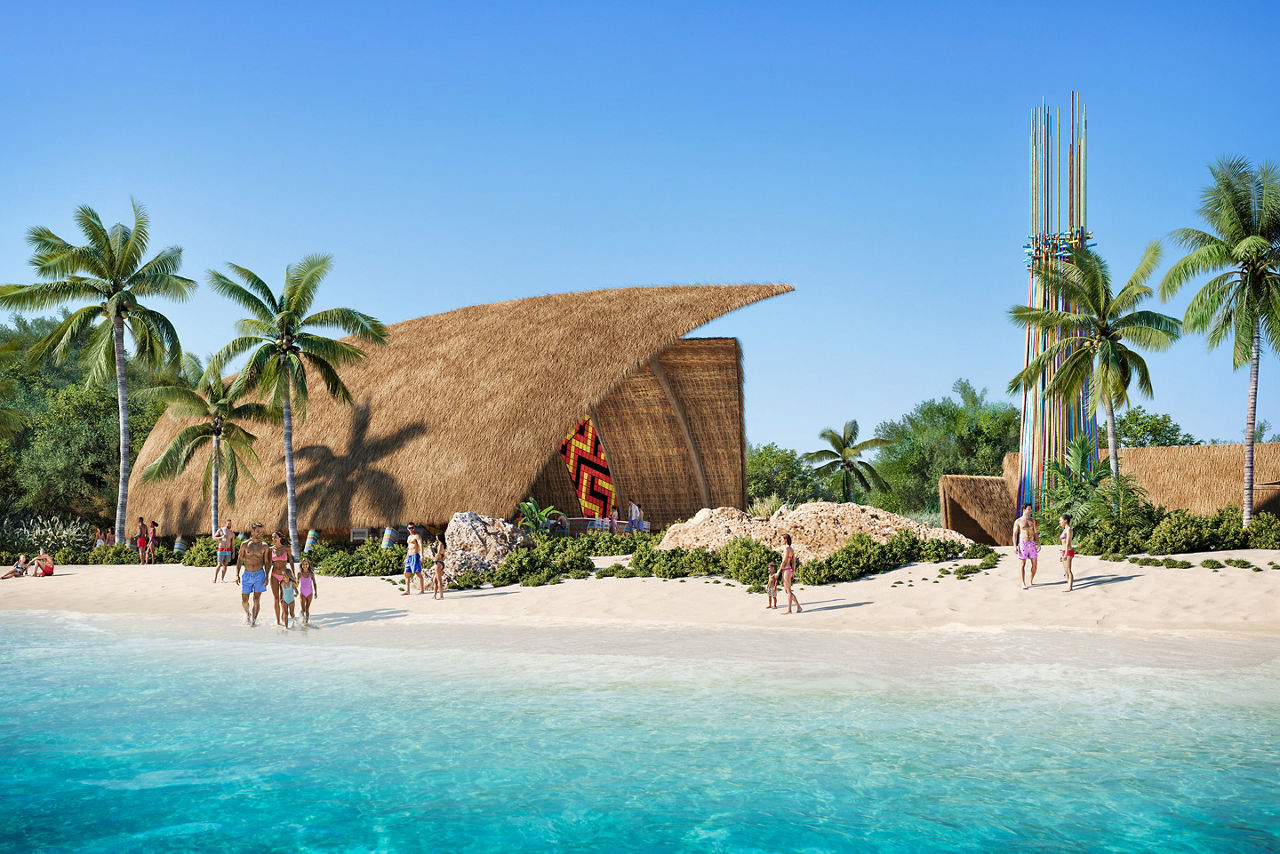 Lelepa Arrival Bar render