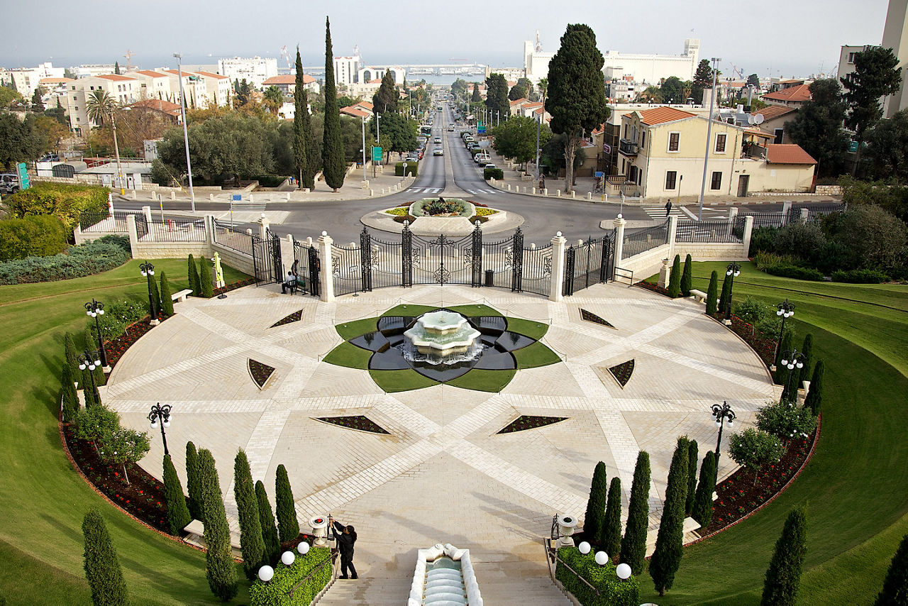 Israel Bahai World Center Garden 