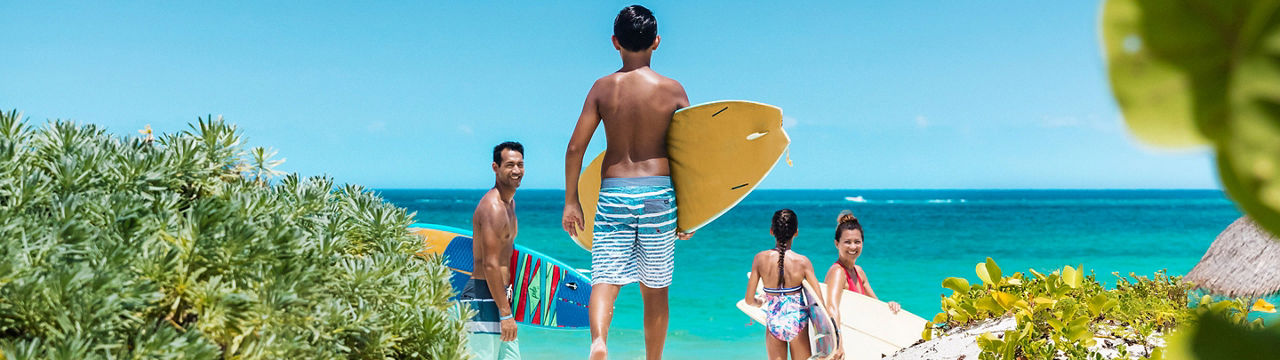 Cozumel Mexico Family Surf Ocean