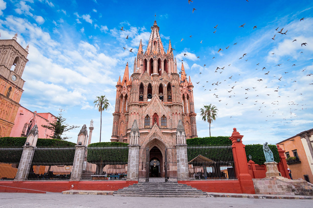 Visit the Crypt at the Church of San Miguel de Allende in Guanajuato, Mexico