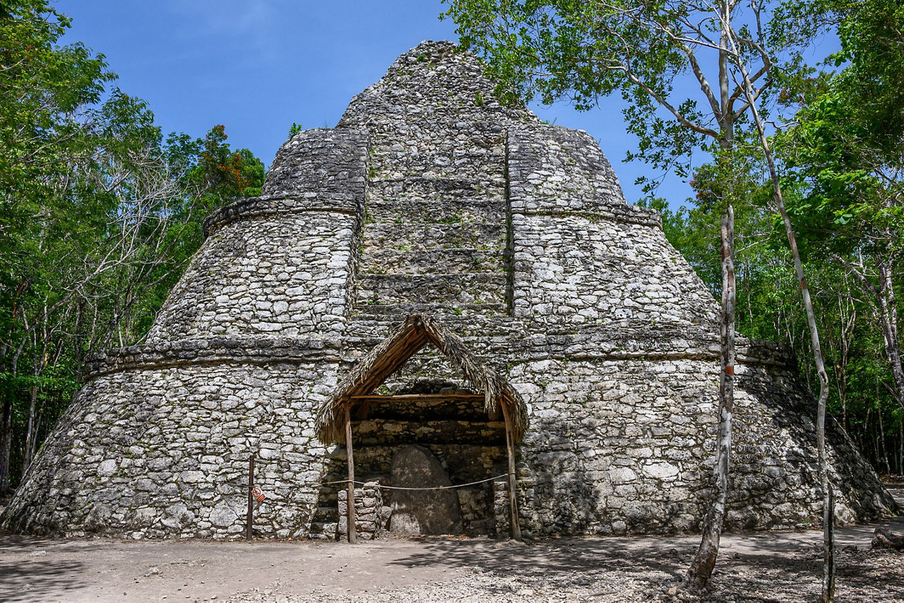 Mexico Costa Maya Coba Temple Ruins