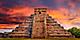Go to the Kukulcan Pyramid at the Chichen Itza in Mexico