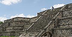 Mexico City Temple Steps Ancient Mexico City