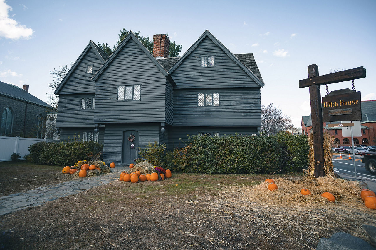 Massachusetts Salem Witches House Fall